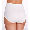 thumbnail image 2 of Women's Bali X037 Light Control Stretch Cotton Brief Panty - 2 Pack (White/White XL), 2 of 2