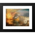 thumbnail image 2 of Joseph Mallord William Turner 24x19 Black Modern Framed Museum Art Print Titled - The Burning of the Houses of Lords and Commons, October 16, 1834, 2 of 5