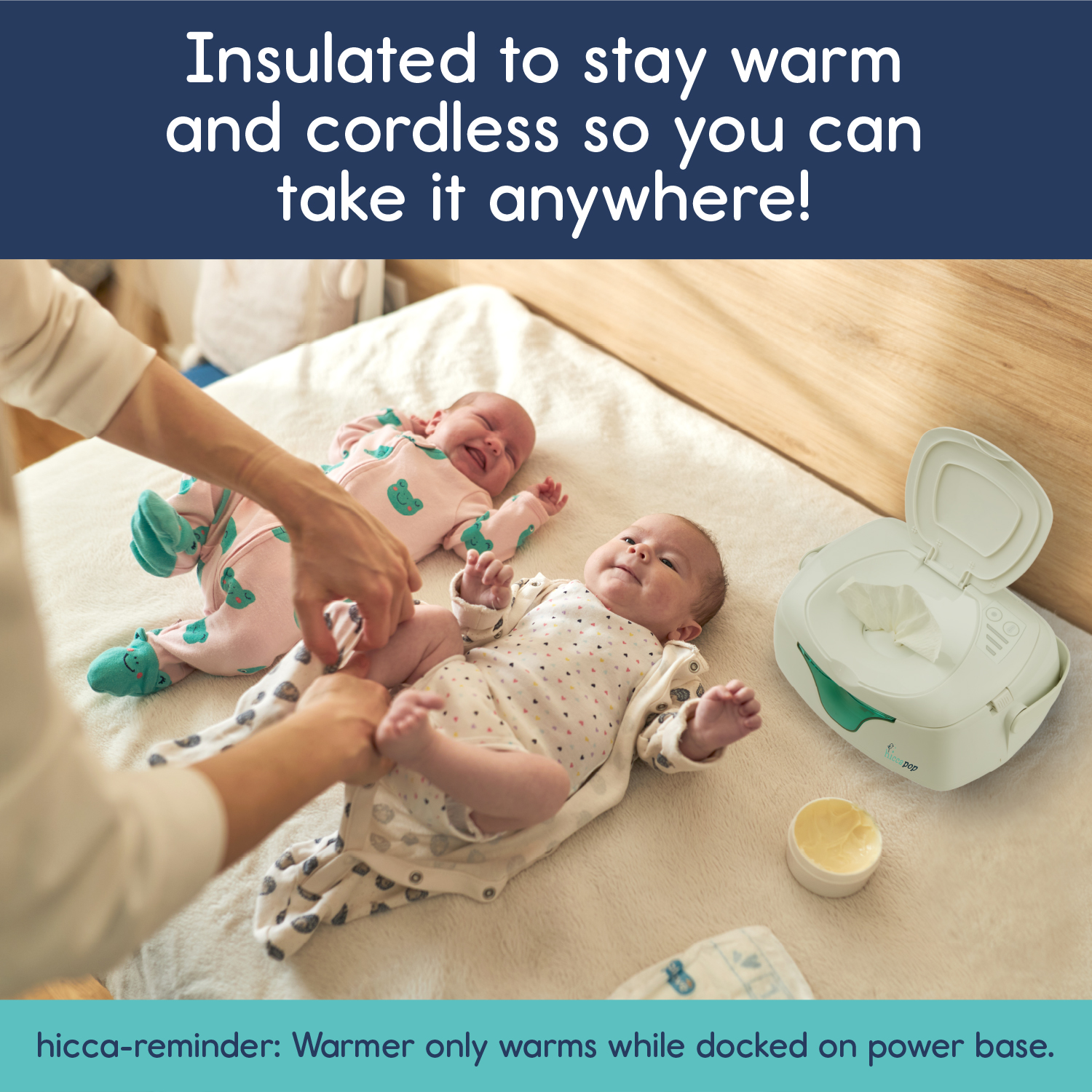 Hiccapop Portable Baby Wipe Warmer with Light photo 5