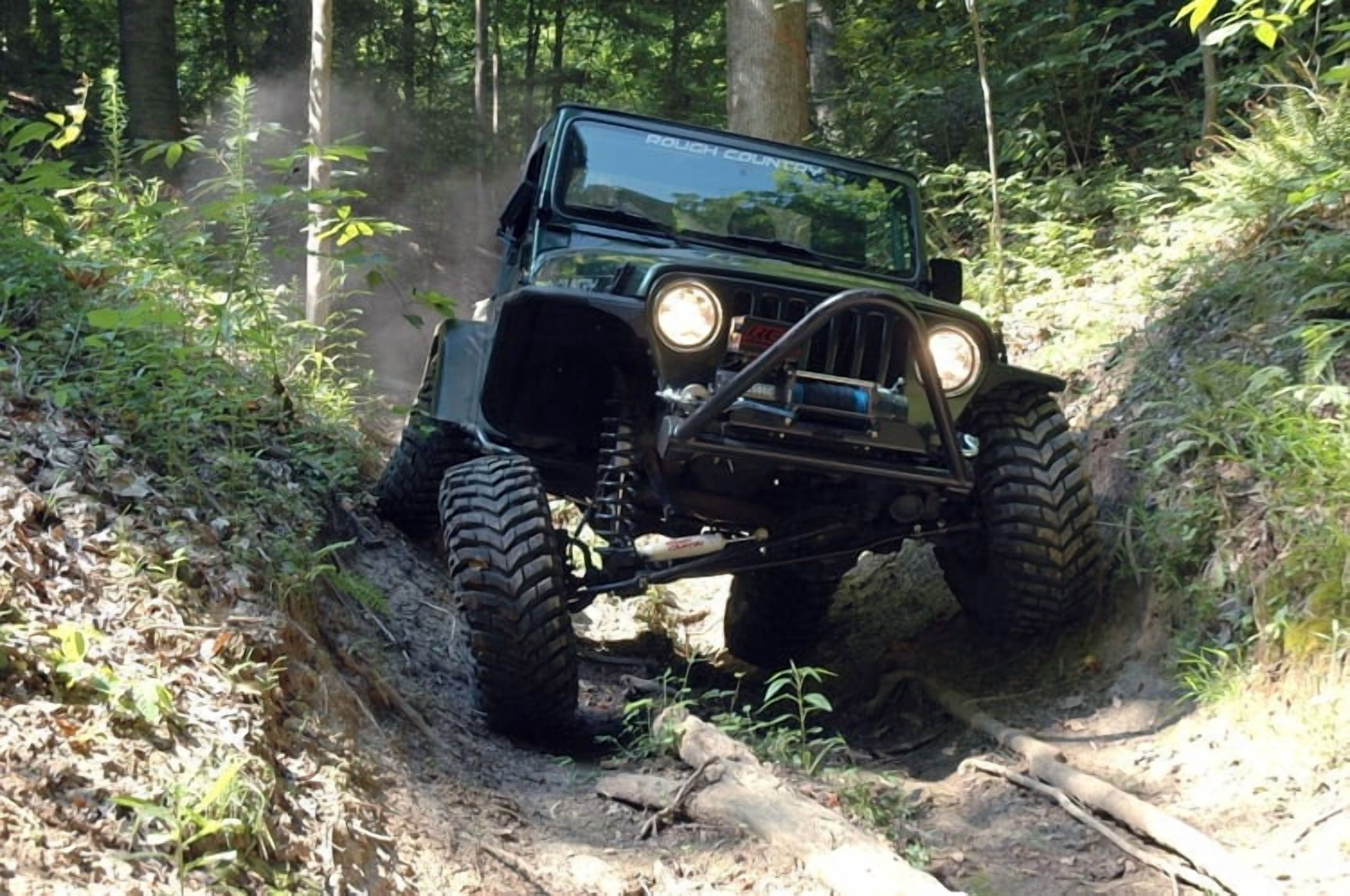 Rough Country 4" Suspension Lift Kit for 1997-2006 Jeep Wrangler TJ - 66130