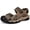 Khaki, variant on Mens Outdoor Hiking Sandals Waterproof Lightweight Athletic Sandals with Adjustable Straps Non-Slip Beach Shoes for Men
