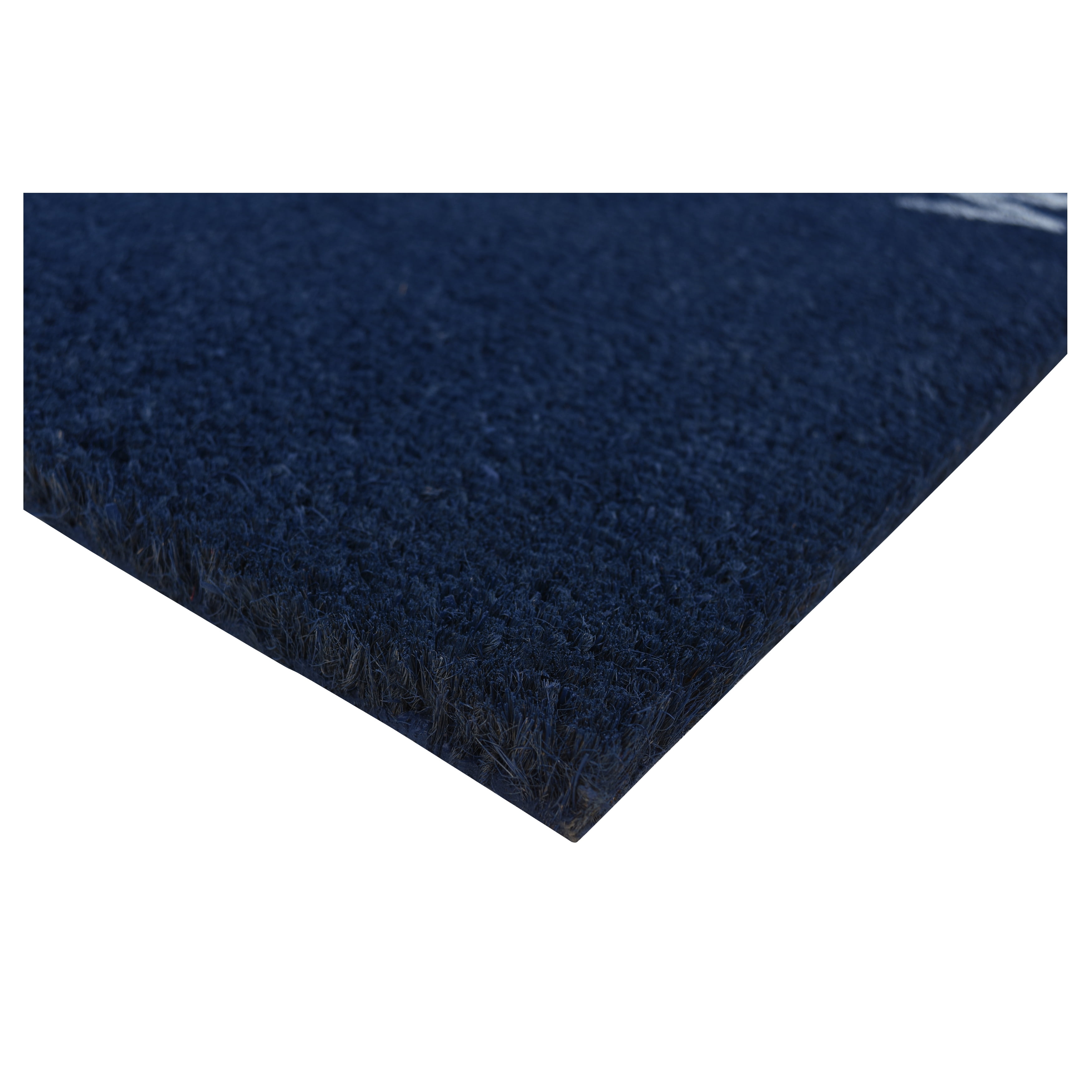 Collins Blue Pastel Welcome Doormat, 24" x 36"