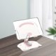 thumbnail image 4 of Adjustable Tablet Stand Support Stand Thickened Metal Base Acrylic Universal Transparent Swivel Tablet Stand Tablet Holder for Tablet Phones, Pink, 4 of 4
