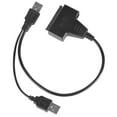 thumbnail image 1 of EeaseCA External Hard Drive Adapter USB to 2.5 inch SATA Data Cord for Computer Laptop, 1 of 7