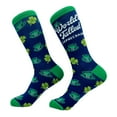 thumbnail image 2 of Women's Worlds Tallest Leprechaun Socks Funny St Paddys Day Folklore Joke Footwear, 2 of 7