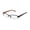 purple / amber, variant on NEW THALIA CORAZONADA WOMENS/LADIES DESIGNER HALF-RIM BROWN / TEAL SPECIAL WITH RHINESTONES FRAME DEMO LENSES 51-16-130 EYEGLASSES/GLASSES
