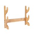 thumbnail image 4 of segolike Bamboo Storage Rack Desktop Wakizashi Tanto Decorative Support Display Stand 2 2 Tiers, 4 of 9