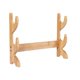 thumbnail image 4 of Soporte de exhibición horizontal de flauta de escritorio de estante de almacenamiento de madera duradera para gabinete 2 niveles perfke Soporte de exhibición, 4 of 9