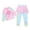 Pink5#9527, variant on BOOMNY Toddler Girls 2 Peice Swimsuits Long Sleeve Bathing Suit for Kids Cartoon Graphic Lightweight Summer Vacation Beach Swimwear