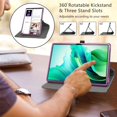 thumbnail image 4 of Funda para tablet LiuShan con soporte giratorio de 360° para OUKITEL OT8/DOOGEE U11/DOOGEE U11 Pro/B, 4 of 7