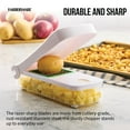 thumbnail image 4 of Farberware Professional Vegetable Chopper with Stainless Steel Blades, White, 4 of 17