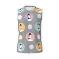 thumbnail image 6 of Lsque Cute Geese Print Men's Cotton Blend Sleeveless Muscle Shirts (S-3XL)- Moisture Wicking, Odor Protection, UPF 30+,Small, 6 of 8