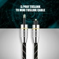 thumbnail image 3 of Greensen Toslink to Mini Plug 3.5mm Optical Fiber Digital Audio Cable SPDIF Gold Plated Connector Round, toslink to 3.5mm cable,  toslink to mini plug cable, 3 of 7