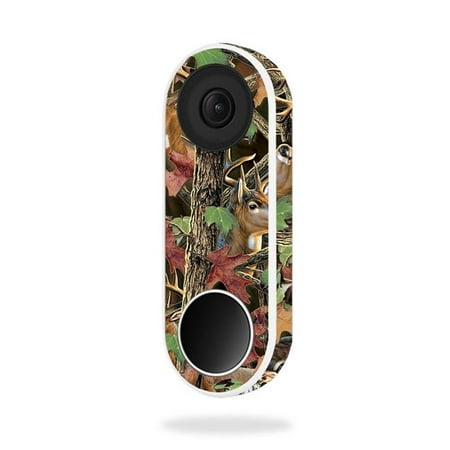 MightySkins NEHEL-Buck Camo Skin for Nest Hello Video Doorbell - Buck Camo