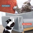 thumbnail image 2 of Lindbes Set Of 4 Furniture Protectors Mat Cat Scratching Post  Sofa Armchair Protector Anti-Claw Furniture Self-Adhesive With Pins Pins 45 * 30Cm / 18 * 12 Inch  Transparent, 2 of 5