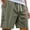 AB214 Green, variant on Mens Athletic Silk Shorts Solid Color Elastic Waist Straight Leg Shorty Leisure Loose Man Workout Running Sport Shorts Blue Size M