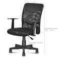 thumbnail image 2 of Costway Modern Mesh Mid-Back Executive Computer Desk Task Office Chair Ergonomic, 2 of 10