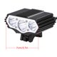 thumbnail image 1 of Head Light, Easy To Install Black Cycling LED Lamp, Convenient To Use For Outdoor Riding Cycling Light, 1 of 8