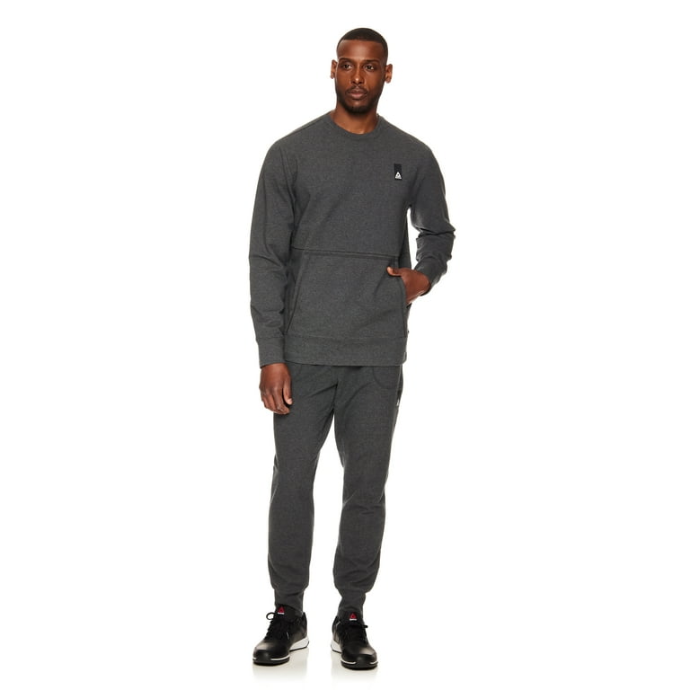 Reebok men's heather cotton fleece heather shop crewneck sweatshirt