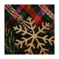 thumbnail image 4 of HAOXIT Winter Holiday Christmas Tablecloth, Plaid Printed Fabric Table Cloth, Stain Release Table Cover for Party Decoration 40*40, 4 of 8