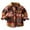 Coffee, variant on SonxaHe Infant Boys Jacket Plaid Lapel Long Sleeve Button Tops Children Fleece Streetwear Soft Cozy Autumn Jackets Brown,Sized 18-24 M