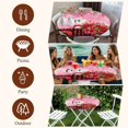 thumbnail image 7 of Valentine's Day Round Tablecloth, Fitted Table Cover with Elastic for 55"-60" Round Tables, Red Plaid Truck Love Roses Leaves Pink Table Cloth Outdoor Indoor Dinning Party Waterproof Tablecloths, 7 of 7