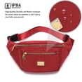 thumbnail image 2 of Riñonera DAITET, grande, impermeable, ajustable, rosa, 2 of 6