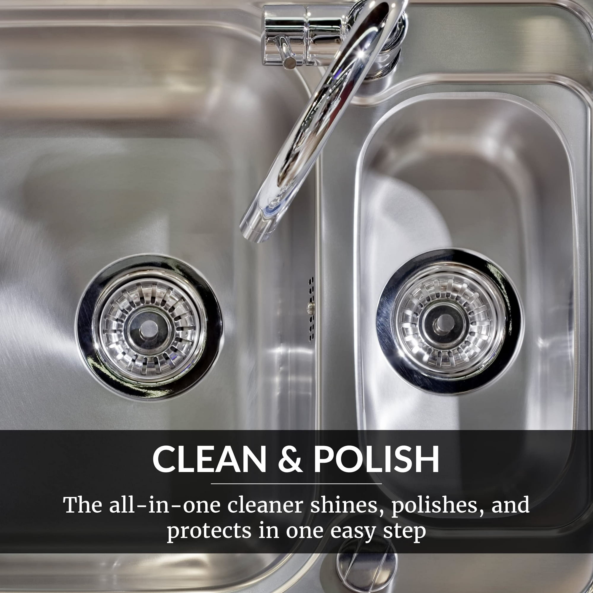 Hope's Perfect Sink Cleaner and Polish, Removes Stains on Stainless Steel, Cast Iron, Porcelain, Etc, 8.5 Fl Oz