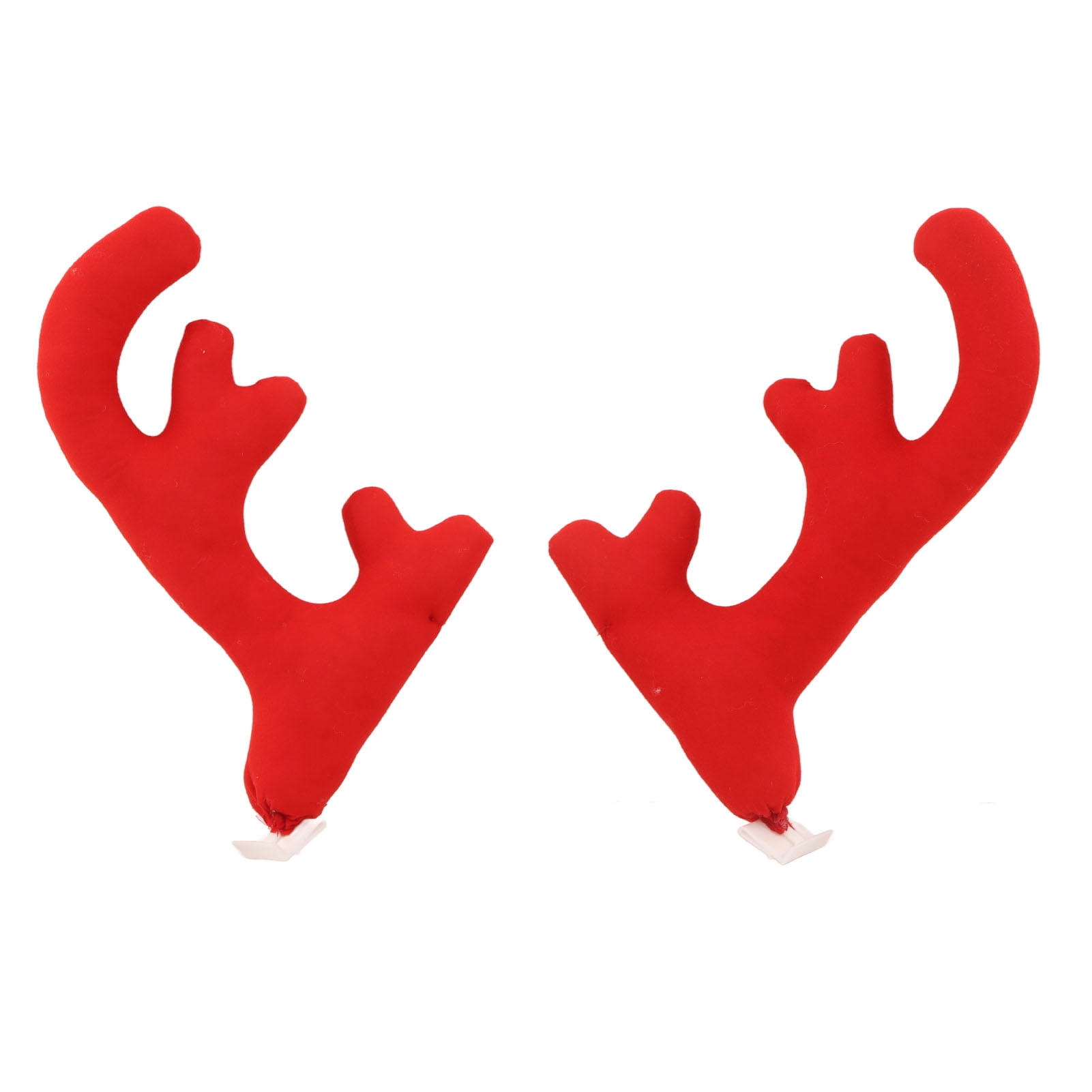 Car Reindeer Antlers, 1 Nose Red Reindeer Kit 2 Antlers For Home