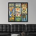 thumbnail image 3 of Great Big Canvas "Jazz Trio"  by Tim Nyberg Black Burgundy   Wrapped Canvas Print Wall Artwork, 3 of 7