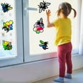 thumbnail image 6 of 18Pcs Bees Suncatcher Kit 9 Types Beehive Tissue Paper Stained Glass Kit with 32 Pieces Colored Tissue Paper, 6 of 9
