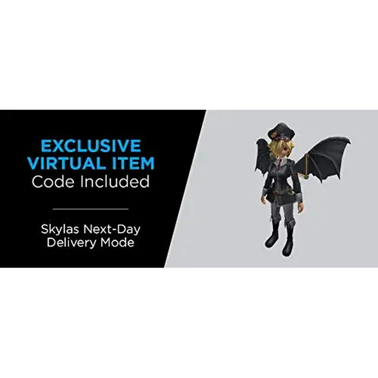  Roblox Imagination Collection - Skylas, the Skyland Delivery  Girl Figure Pack [Includes Exclusive Virtual Item] : Toys & Games