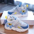thumbnail image 2 of Wxirdiow Kids Running Shoes Kids Breathable Sneakers Mesh Lightweight Easy Walk Casual Sport Strap Athletic Running Shoes for Boys Girls Blue Size,7, 2 of 8