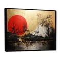 thumbnail image 2 of Designart "Dynastic Echoes China Art painting II" China Art Floater Framed Canvas Print, 2 of 7