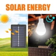 thumbnail image 3 of Bombilla al aire libre portátil del bajo consumo de energía de la lámpara de la energía solar de 5V 15W 300LM Tmvgtek Iluminación del hogar multifuncional, 3 of 6