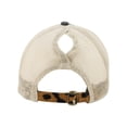 thumbnail image 2 of Infinity Her B97695100 Women Printed Visor with Mesh Back Cap, Black, Leopard & Khaki - Adjustable, 2 of 2