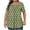 Green1, variant on yillto 2025 Womens Plus Size Tops Summer Short Sleeve Squared Neck Pleated Casual Loose Shirts L-5XL