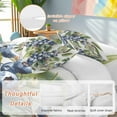 thumbnail image 2 of Fruit Blueberry Bedding Duvet Cover Set Full Size 4 Pieces Green Leaves Soft Twill Plush Quilt Cover, Include 1 Duvet Cover 1 Flat Sheet And 2 Pillow, 2 of 7
