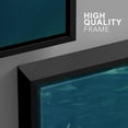 thumbnail image 4 of wall26 - 3 Piece Framed Canvas Wall Art - Swimming Elephant Underwater. African Elephant in Ocean with Mirrors and Ripples - Modern Home Art Stretched and Framed Ready to Hang - 16"x24"x3 B, 4 of 5