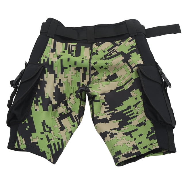 2,5mm hombres traje de buceo pantalones cortos protector solar secado rápido apretado natación troncos snorkeling surf buceo cortos m longitud (45cm) cintura (73-83cm)