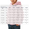 thumbnail image 3 of Lutiedan Boys Girls Sherpa Fleece Hoodie Kids Casual Fuzzy Sweatshirt Plush Winter Warm Hooded Pullover Tops Size 3-14,Pink, 3 of 7