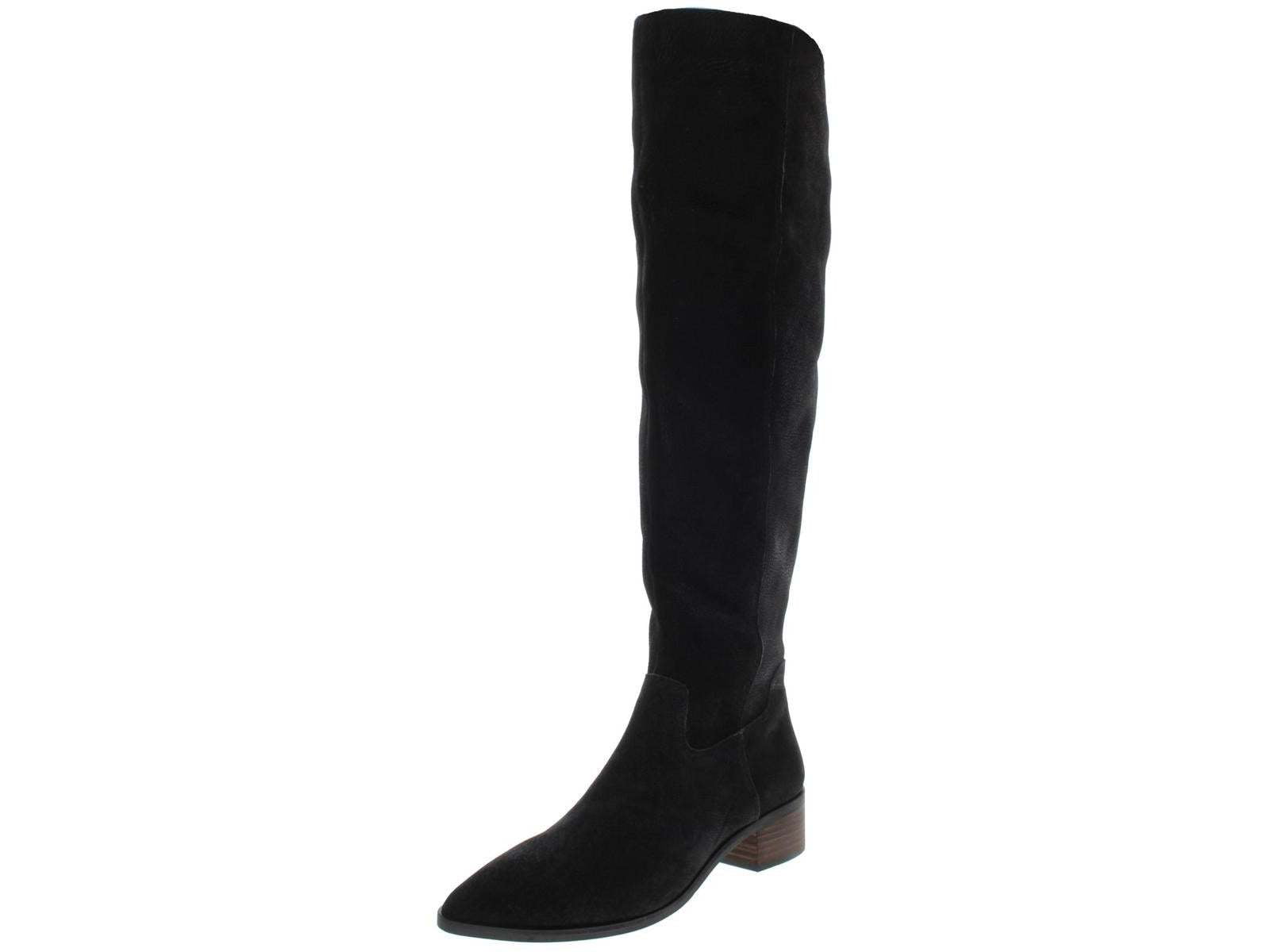 Lucky Brand Womens Kitrie Pointed Toe Over Knee Fashion Boots, Black ...