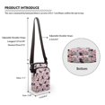 thumbnail image 6 of HELLHERO Dachshund and Floral Pattern Women Adjustable Shoulder Strap Shoulder Bags for Unisex Travel, Outdoor and Daily Use Travel Crossbody Purse Polyester, 6 of 7