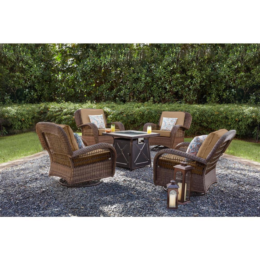 hampton bay beacon park swivel rocker