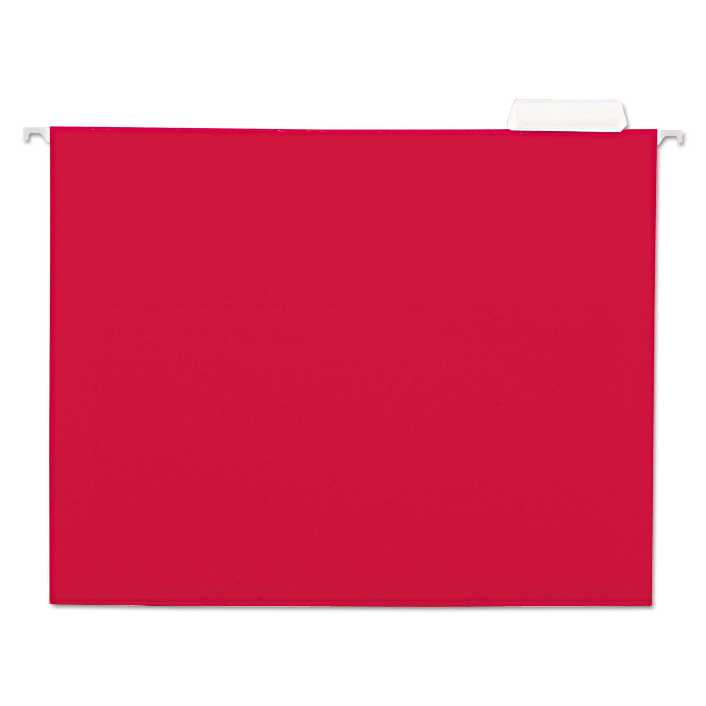 Universal Deluxe Bright Color Hanging File Folders, Letter Size, 1/5