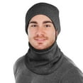 thumbnail image 2 of Winter Beanie Daily Hat - Thermal Polar Fleece Ski Stocking Skull Cap for Men and Women Set, 2 of 8