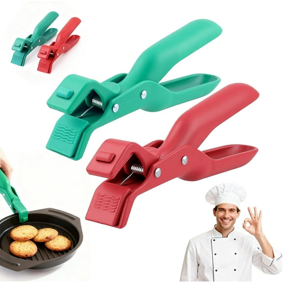 2 PCS Hot Plate Grippers, 2026 New Hot Plate Gripper Lifter Tongs, Multi-function Anti-Scald Bowl Clip,Silicone Non-slip Hot Dish Plate Holder,Microwave Oven Cooking for Bowls,Pans,Dishes