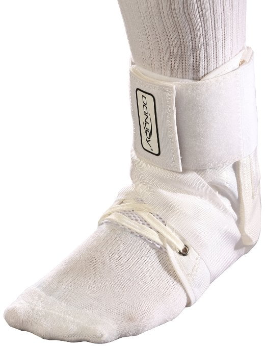 DonJoy Stabilizing Pro Ankle Support Brace, White, XXLarge