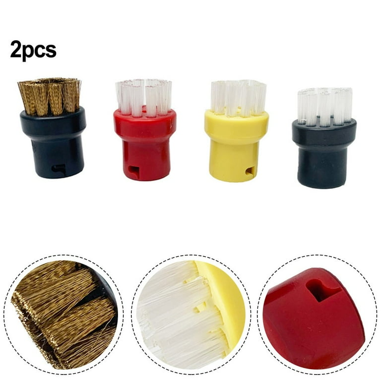 Nylon Brass Wire Cleaning Brush Tool Nozzles For Karcher SC1