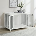 thumbnail image 3 of Crosley Furniture Dane Credenza Console Table Dog Crate Kennel for Pets, 3 of 10